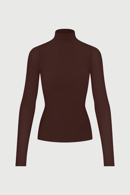 Naked Mock Neck Top