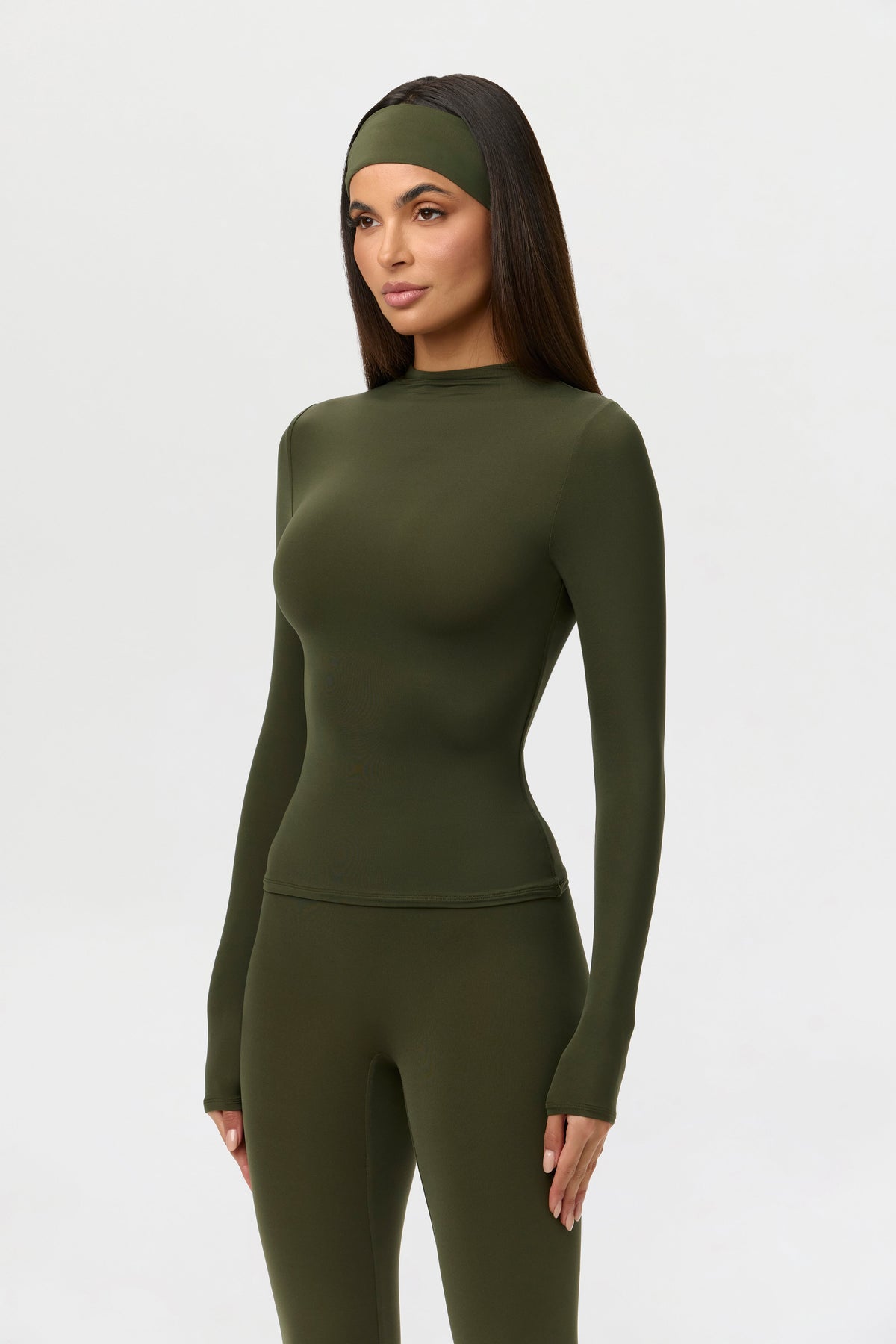 Naked Mock Neck Top