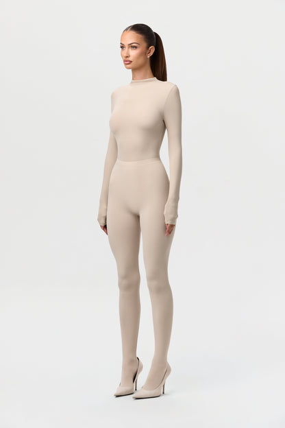 Naked Mock Neck Top