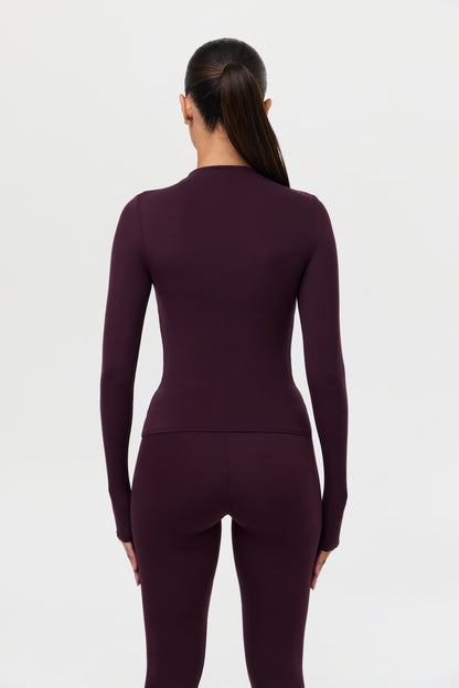 Naked Mock Neck Top