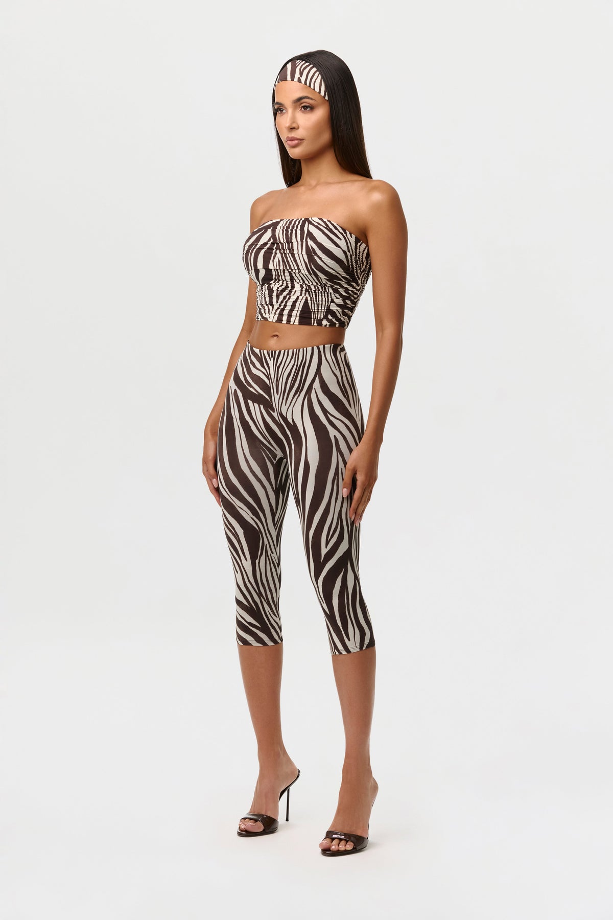 Naked Print Capri Legging