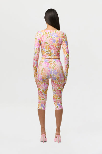 Naked Print Capri Legging