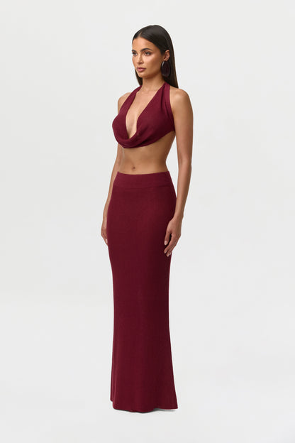 Knit Maxi Skirt