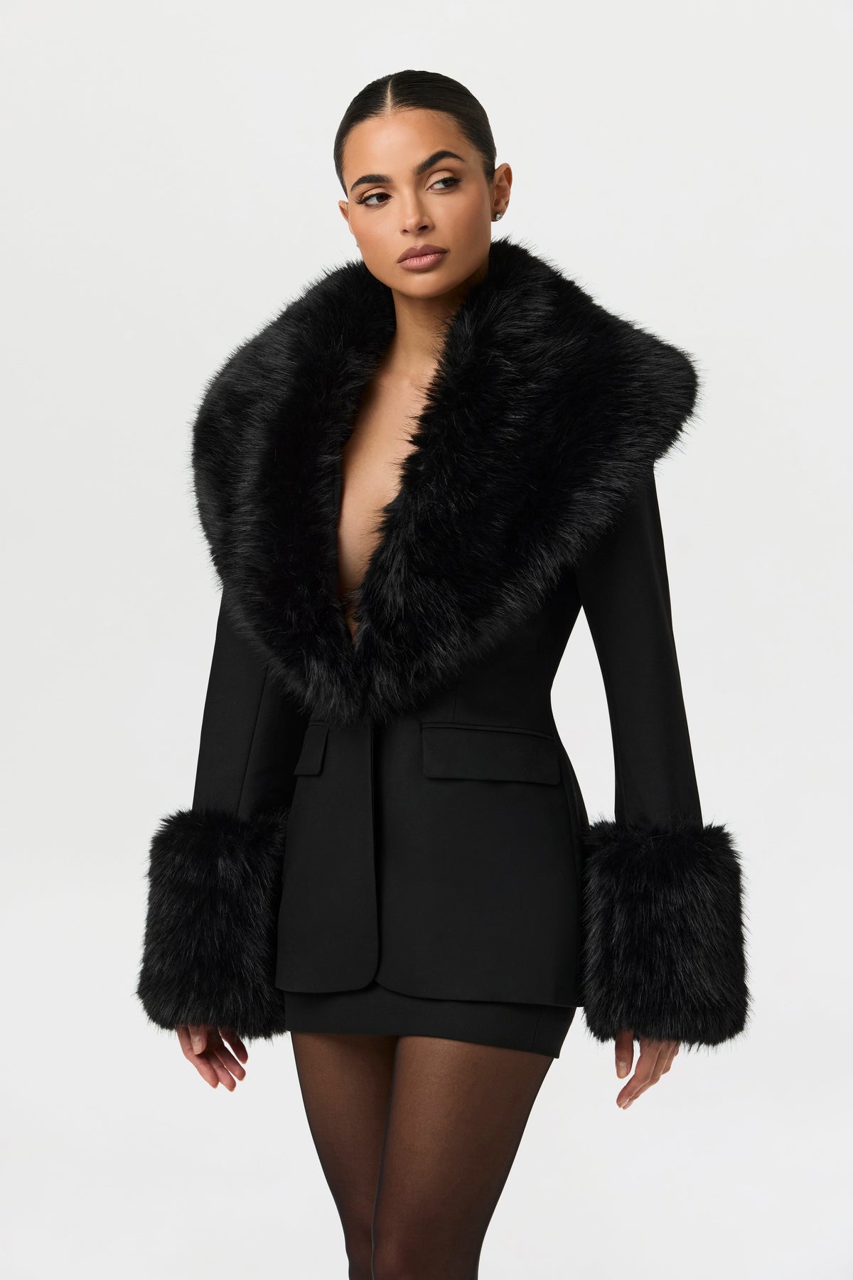 Suiting Mini Skirt