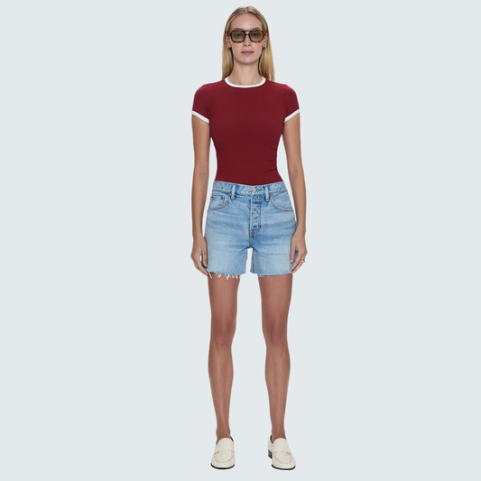 PISTOLA Andie High Rise Vintage Cutoff Short