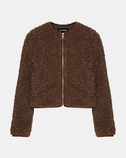 TEDDY JACKET BROWN