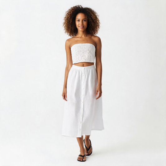 Rylie Buttoned Skirt