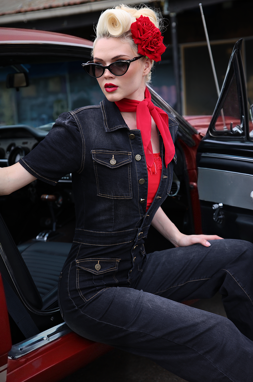 Daytona Jumpsuit (Black)