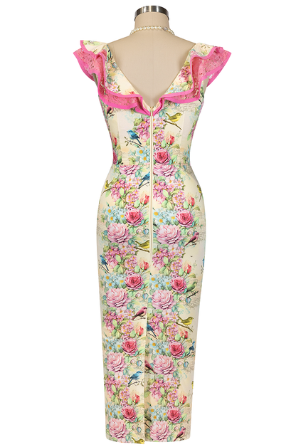 Birdsong Wiggle Dress