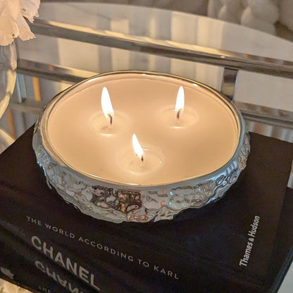 Aeolian 3 Wick Silver Candle Fragrance