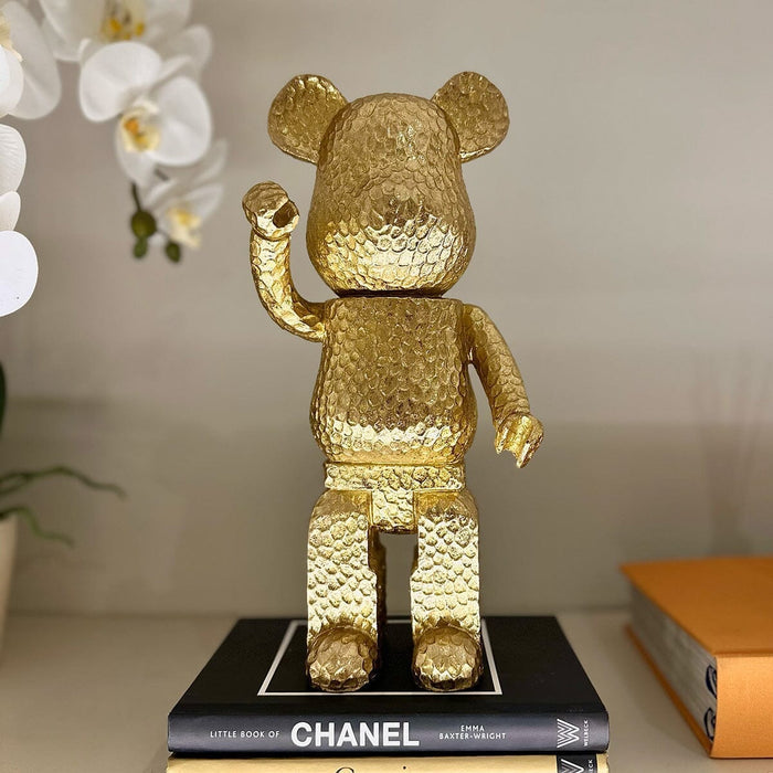 Alessio Gold Standing Bear Ornament Accessories