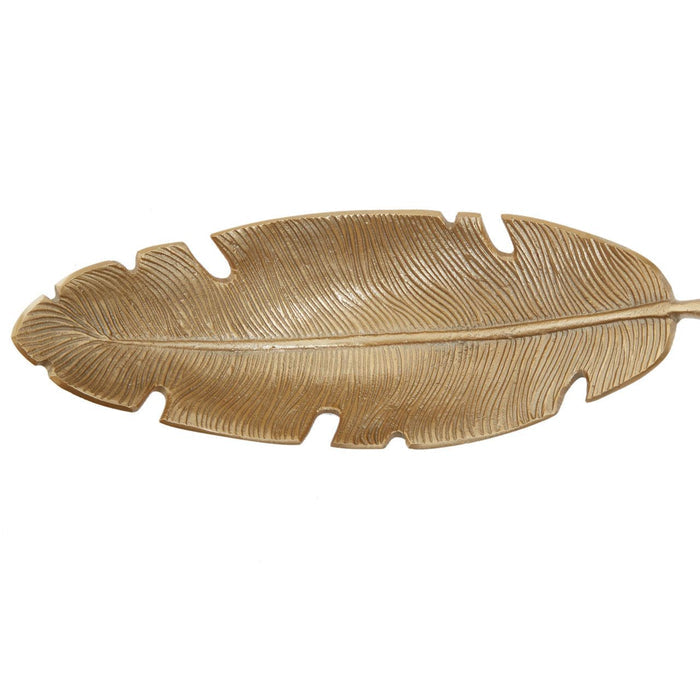 Antoine Gold Curved Leaf Dish Accessories