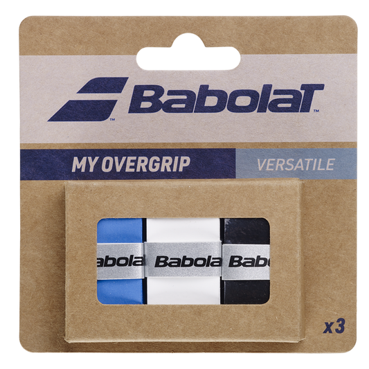 Babolat My Overgrip 3 Pack Accessories Babolat Blue/White/Black