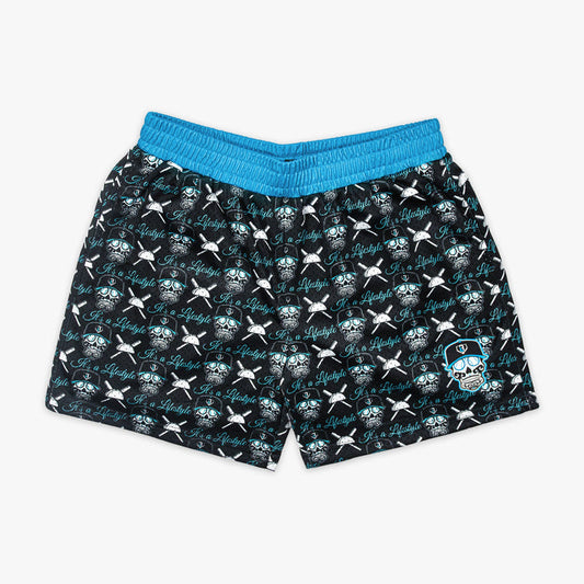 Baseball Lifestyle 101 Youth Slugger Skull Shorts Apparel Baseball Lifestyle 101 Black Youth Small