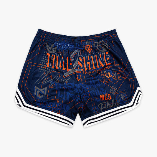 Baseball Lifestyle 101 Youth Time 2 Shine Icons Court Shorts Apparel Baseball Lifestyle 101 Navy Youth Small