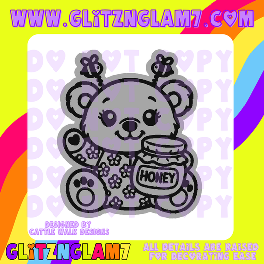 Bee & Honey Bear Silicone Mold