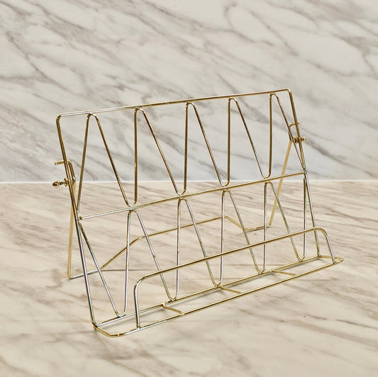 Bennie Gold Book Stand Kitchen