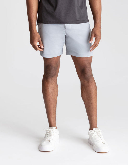 Birddogs 6" Khaki Shorts with Liner Apparel Birddogs Medium Grey Small