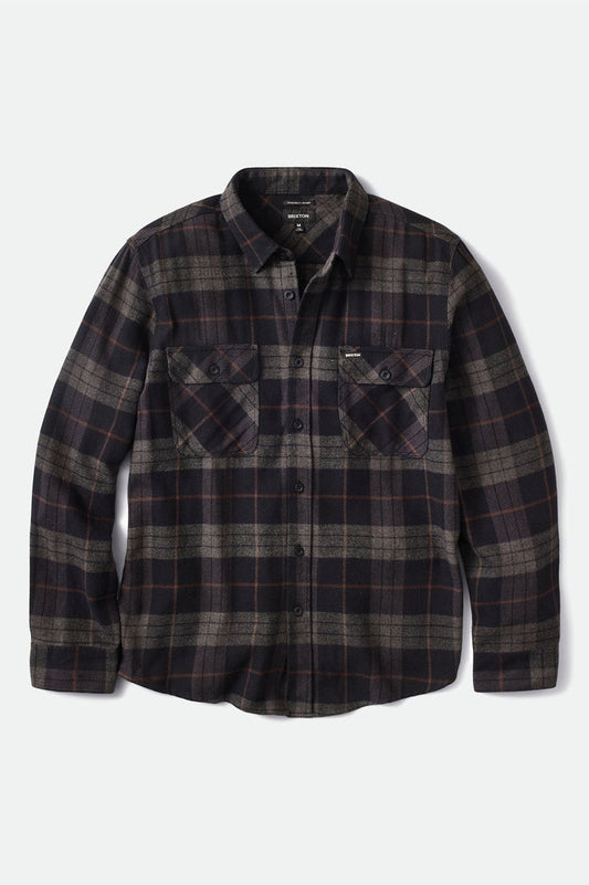 Bowery Flannel - Black/Charcoal