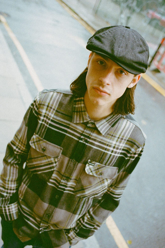 Unisex Brood Newsboy Cap in the color Black - Men's Lifestyle image