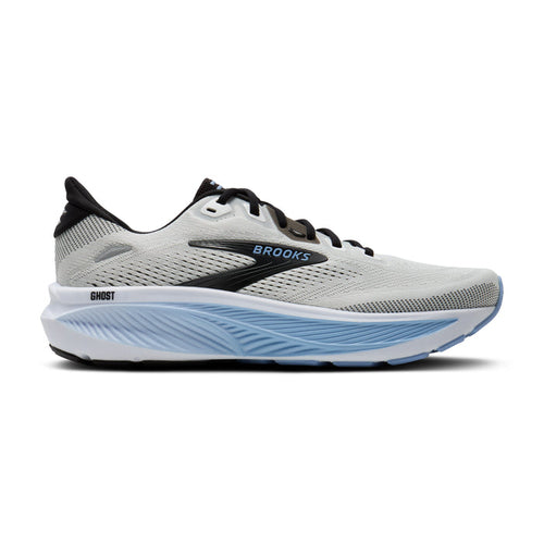 Brooks Men's Ghost 18 Footwear Brooks White/Black/Open Air-172 7.5 Medium-D