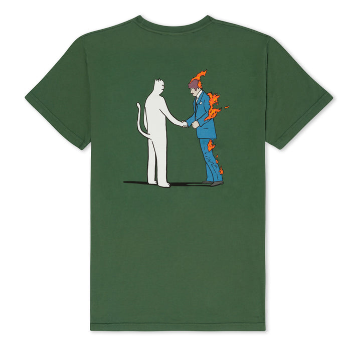 RIPNDIP Burn Tee (Olive)