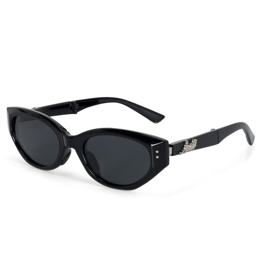 RIPNDIP Castanza Folding Sunglasses (Black)