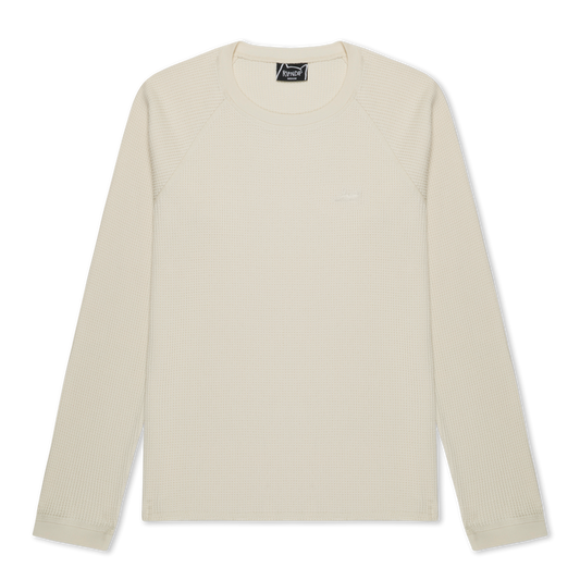 RIPNDIP Castanza Waffle Knit Long Sleeve (Off-White)