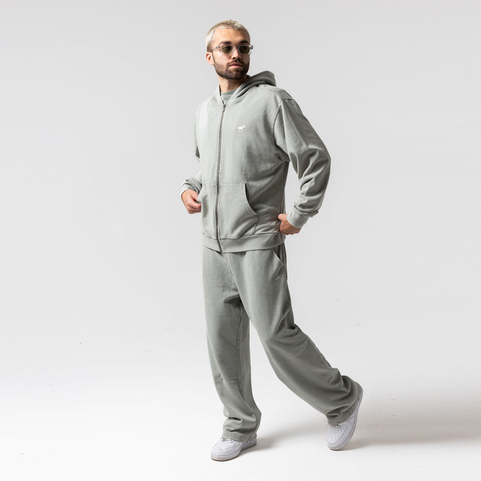 RIPNDIP Castanza Zip Up Hoodie (Sage Vintage Wash)