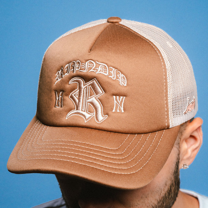 RIPNDIP Cities Trucker Hat (Brown / Sand)