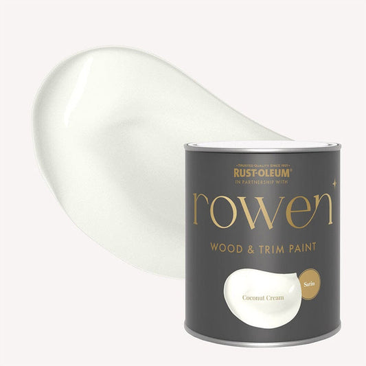 Coconut Cream Satin Wood & Trim Paint - 750ml