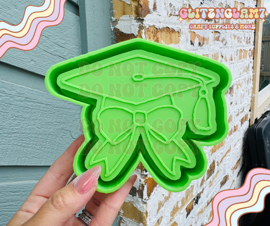 Coquette Graduation Cap Silicone Mold