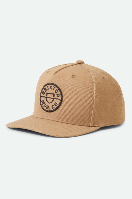 Unisex Crest C NetPlus MP Snapback in the color Medal Bronze - Front Product View