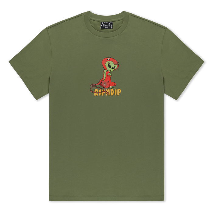 RIPNDIP Devil Alien Tee (Dusty Forest)