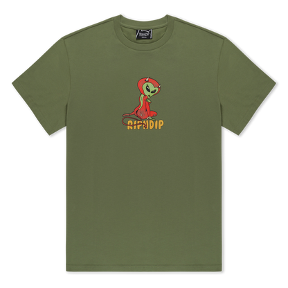RIPNDIP Devil Alien Tee (Dusty Forest)