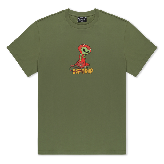 RIPNDIP Devil Alien Tee (Dusty Forest)