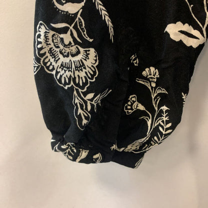 Dress: Long Sleeve Long Flowing Floral