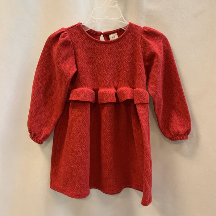 Dress: Long Sleeve Ruffle Waist