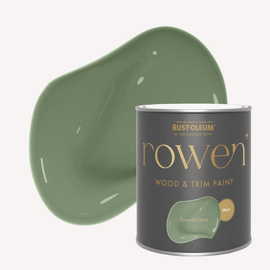 Emerald Oasis Matt Wood & Trim Paint - 750ml Home Improvement