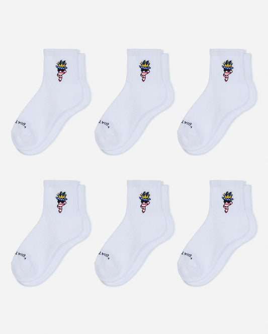 Goat USA Freedom Ankle Socks 6 Pack Apparel Goat USA