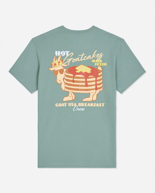 Goat USA Youth Goatcakes Graphic T-Shirt Apparel Goat USA Stepped Sage Youth XSmall