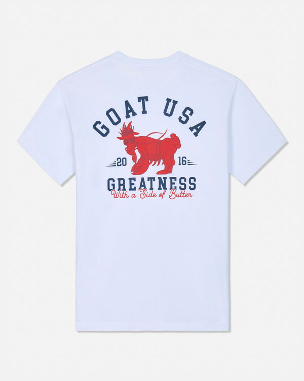 Goat USA Youth Lobster T-Shirt Apparel Goat USA White Youth XSmall