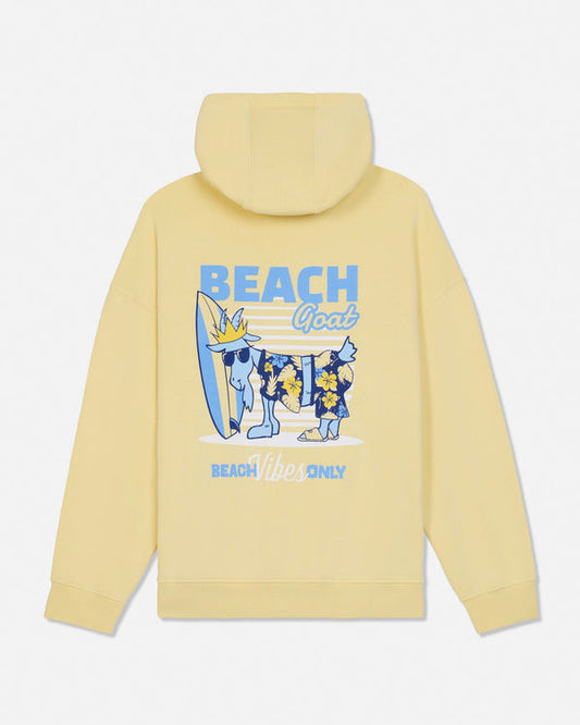 Goat USA Youth Sunwashed Beach Vibes Only Hooded Sweatshirt Apparel Goat USA Corn Milk Youth XSmall