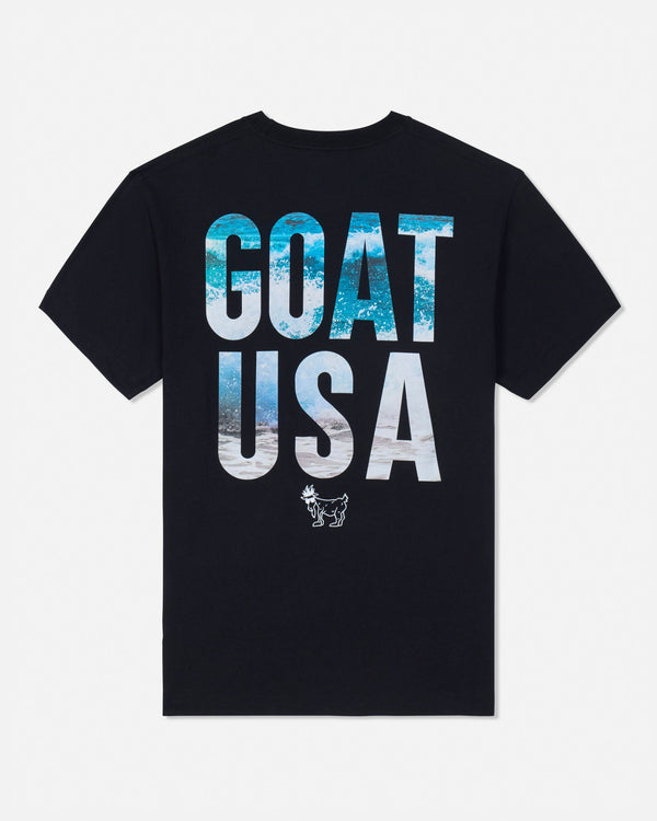 Goat USA Youth Waves T-Shirt Apparel Goat USA Black Youth XSmall