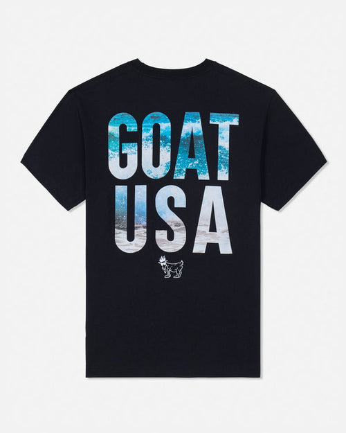 Goat USA Youth Waves T-Shirt Apparel Goat USA Black Youth XSmall