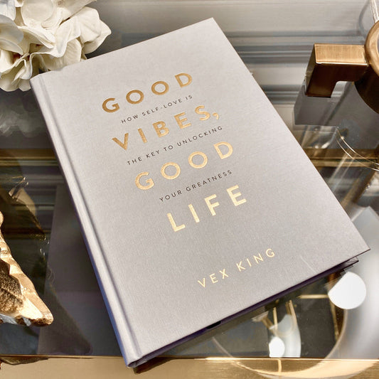 Good Vibes White & Gold Coffee Table Book Books