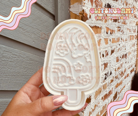 Groovy Rainbow Popsicle Silicone Mold