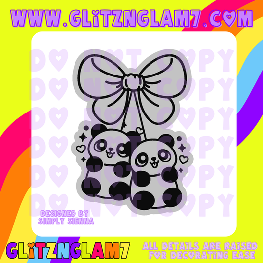 Gummy Bear Panda Cherries Silicone Mold