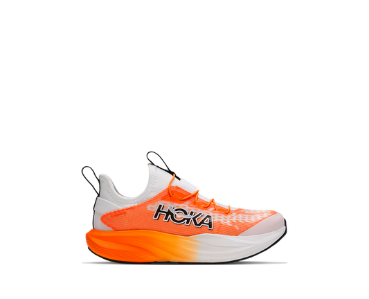 Hoka Little Kids Mach 7 Footwear Hoka One One Frost/Neon Tangerine-FNTN 11