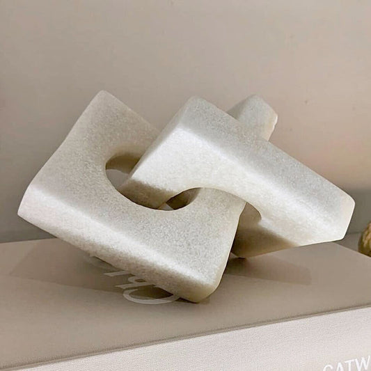 Honey Natural Stone Link Decorative Ornament Accessories